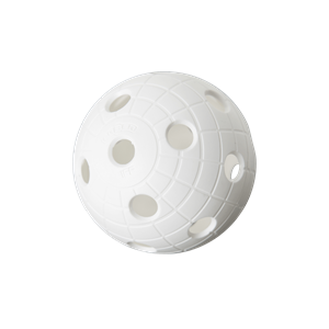 (Hvid) Floorball bold - Unihoc CRATER ball - IFF godkendt (1 stk.)